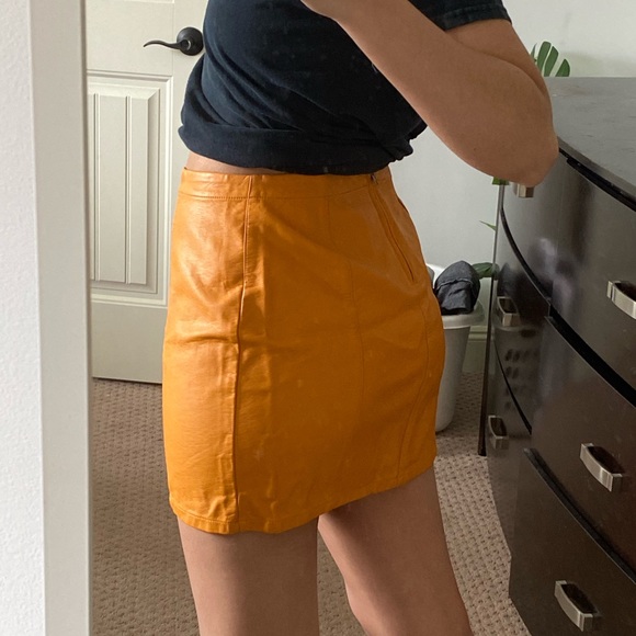 Leather Skirt - Picture 2 of 4